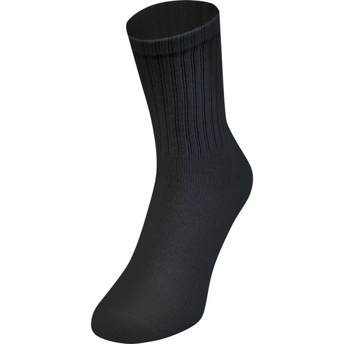 Jako 3-Pack Sok Lang - Zwart | Maat: 43-46