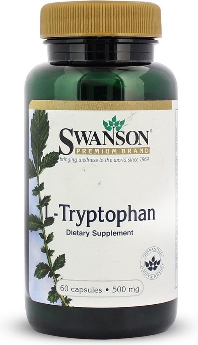 Aminozuren - Tryptophan 500mg - 60 Capsules - Swanson -