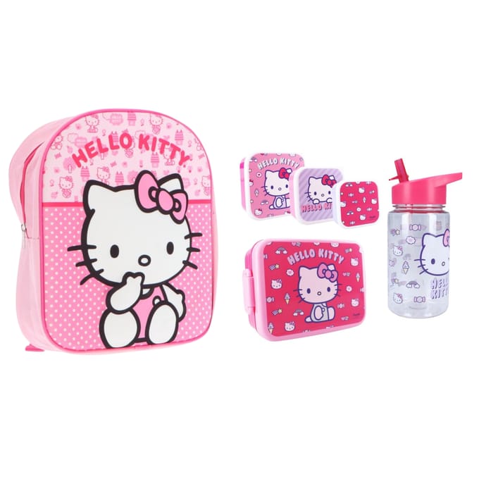 Hello Kitty schoolset; rugzak en lunchset
