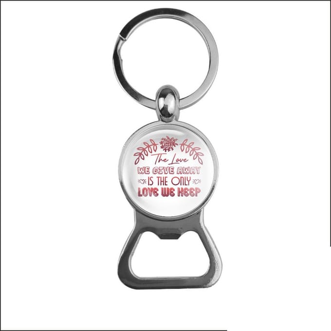 Bieropener Glas - The Love We Give Away