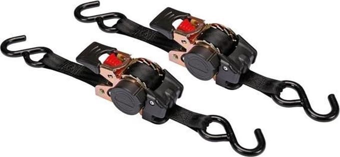 Spanband Automatisch 3 meter Zwart - Set van 2