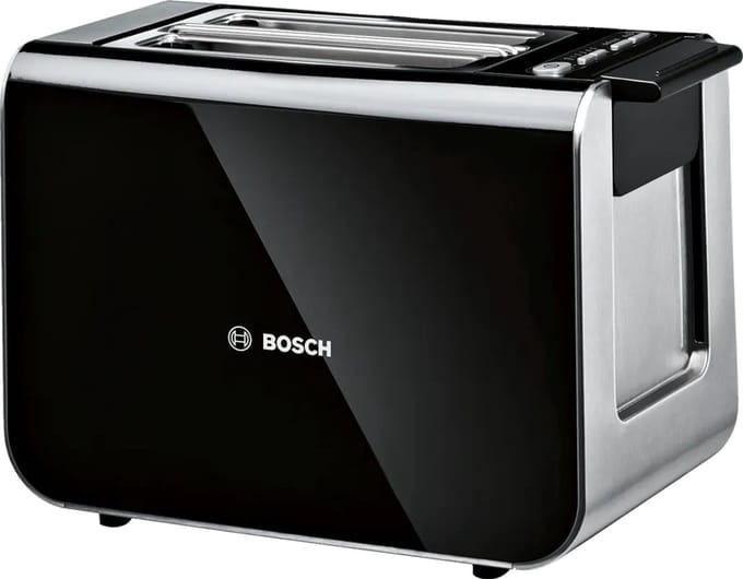 Bosch Kompakt Styline, schwarz Broodrooster Zwart