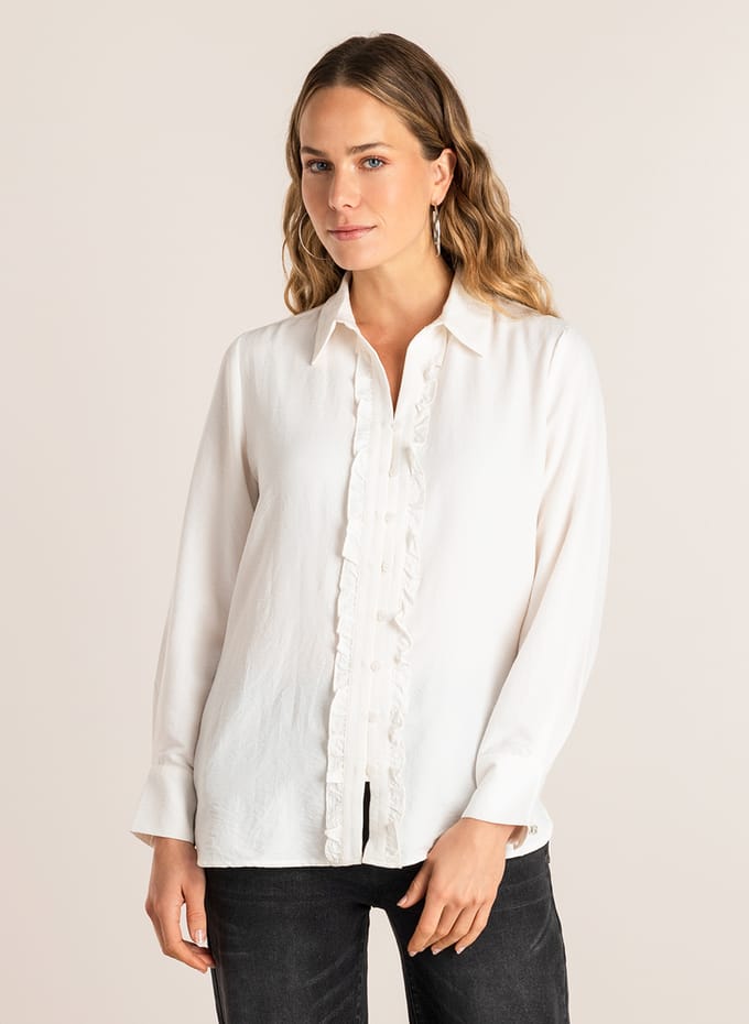 IVY BEAU Selene Tops - Off White - maat 46