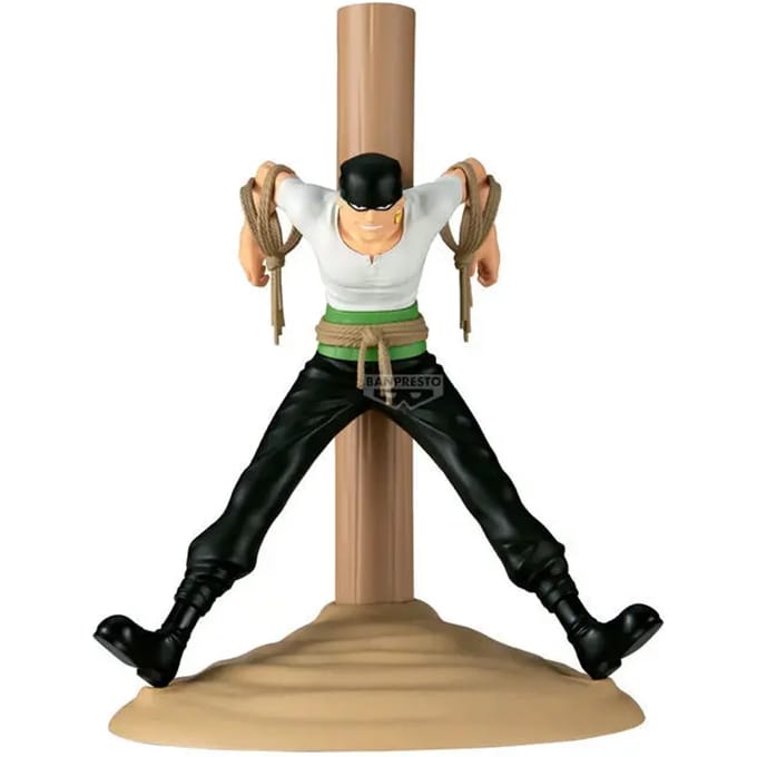 Banpresto One Piece Figure Life PVC Statue Pirate Hunter Zoro 17 cm Beeld