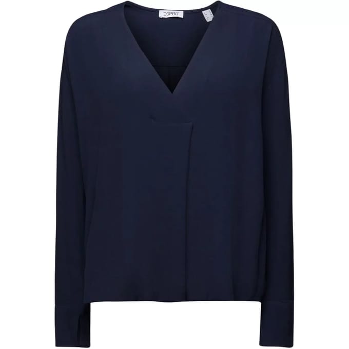 Damesblouse met v-hals Esprit