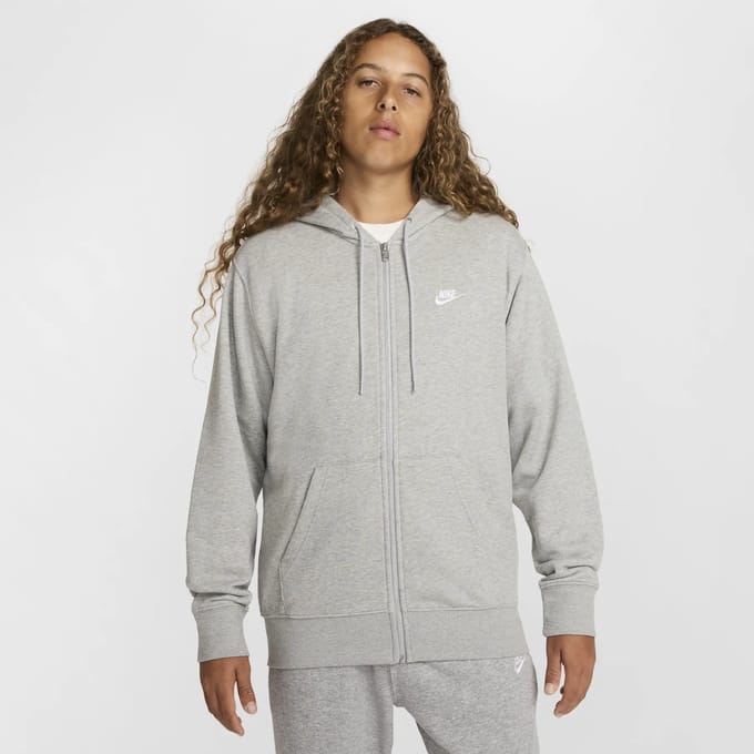 Hooded sweatshirt met rits Nike Club Fleece