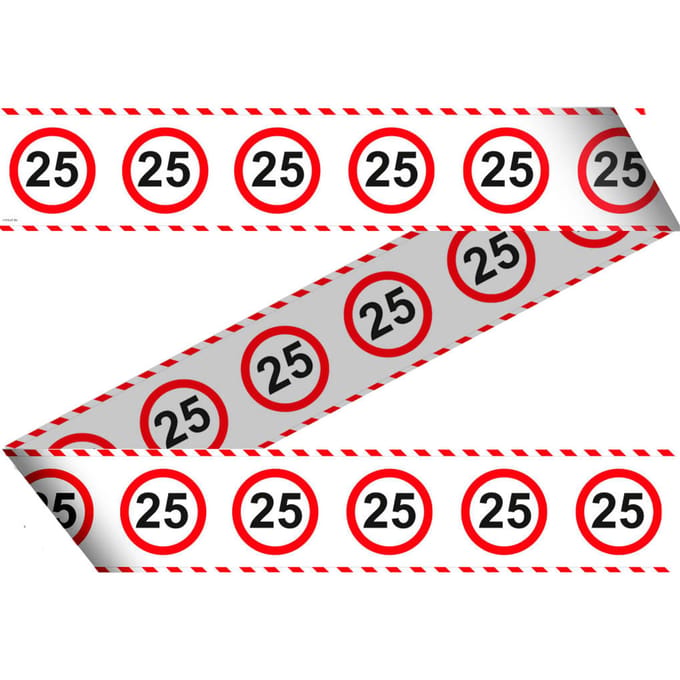 Folat - Markeerlint verkeersbord 25 (15 meter)
