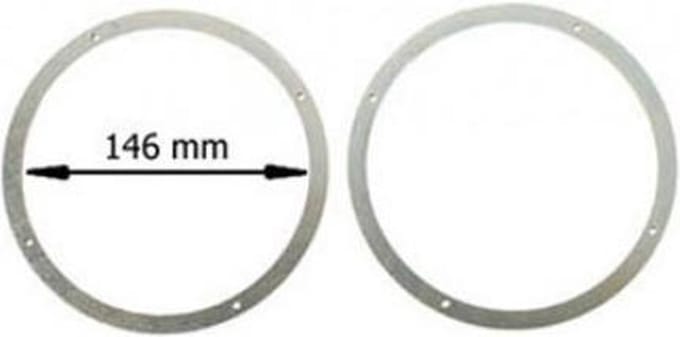 Speakerring set upgrade Ã˜ 165mm staal met schuimrubber