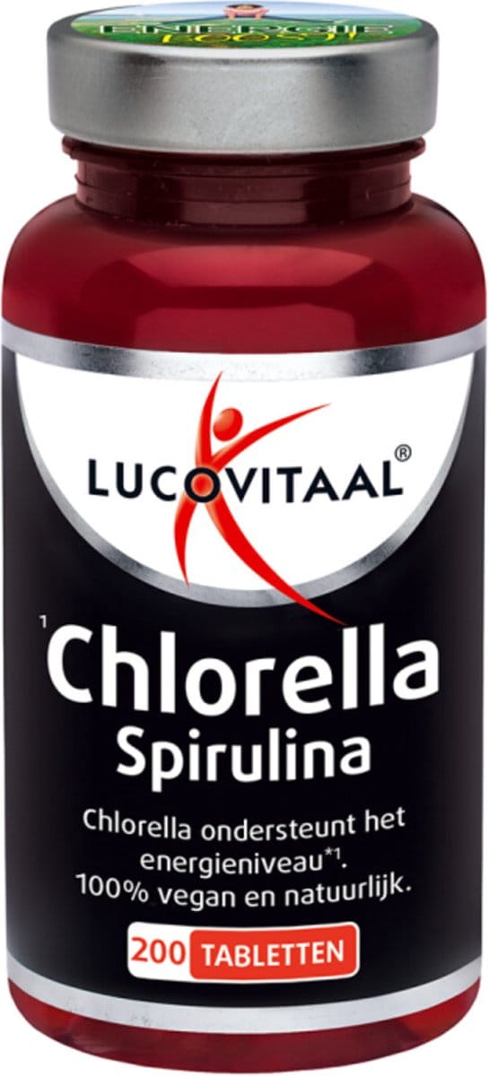 Lucovitaal Chlorella Spirulina Voedingssupplement - 200 tabletten