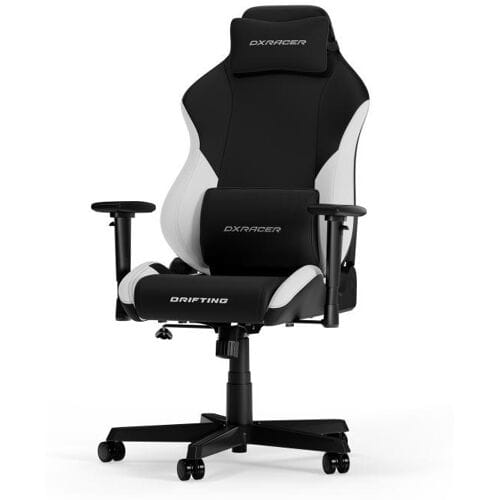 DXRacer Drifting L - EPU Leren Gamestoel - Bureaustoel - Zwart/Wit