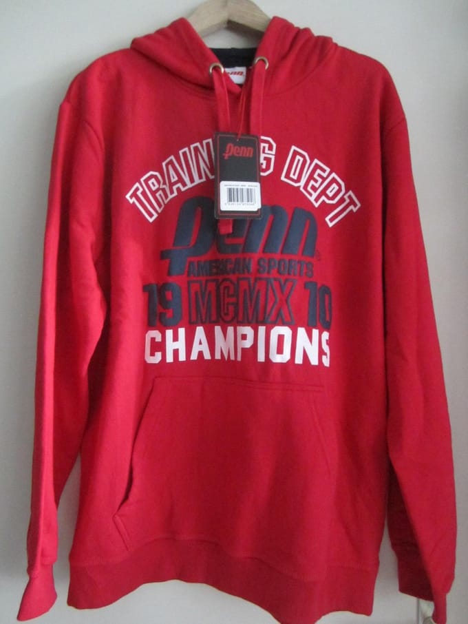 PENN Hoody - Rood - Maat xxl