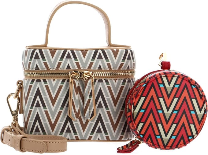 VALENTINO Schoudertas Avondtas Tonic Princess Bag Beige / Multicolor Veelkleurig