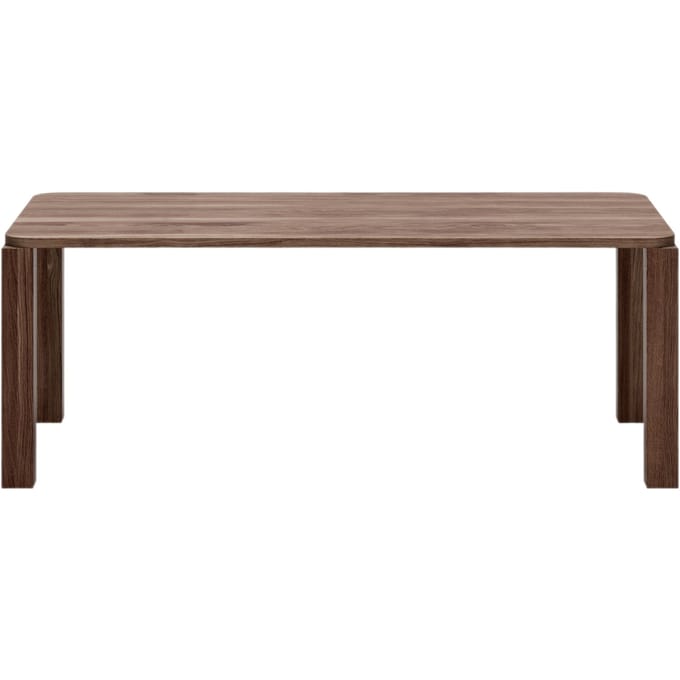 New Works Eettafel Atlas - gerookt eiken - 200 x 95 cm