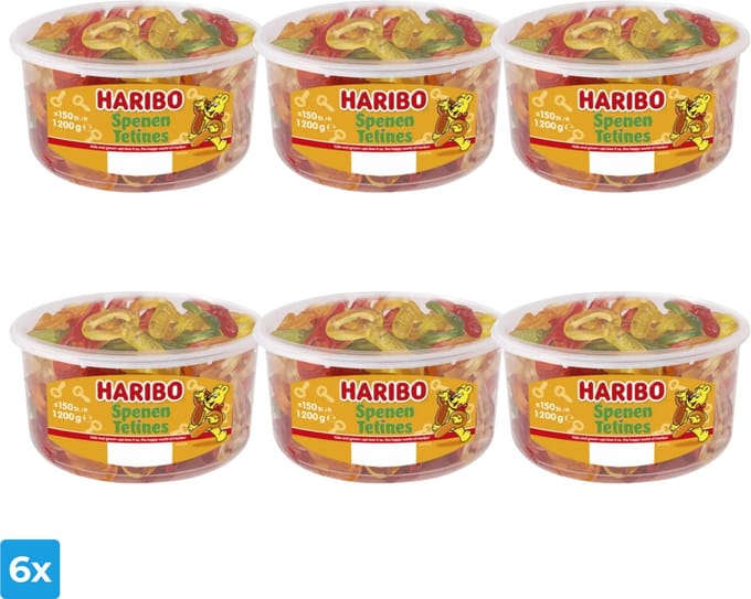 Haribo Spenen (6x 150 stuks)