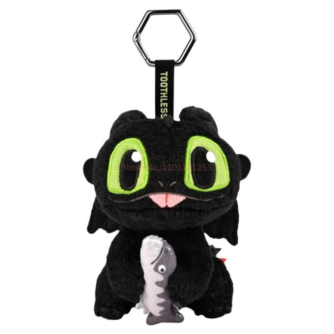 Echte Universal Studios Drakengetemmer Tandeloos Poppen Knuffel Vis Poppen Vasthoudend Schooltas Poppen Schattig Cadeau black