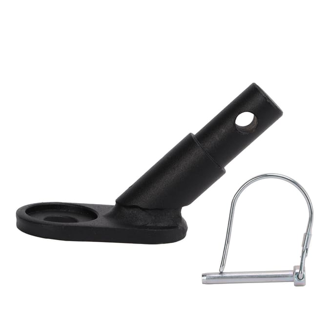Fietsaanhanger Koppelstuk Heavy Duty Fietsaanhanger Koppelstuk Trekhaakbevestiging voor Kinderaanhangers en de Meeste Fietsen black