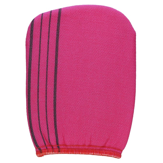 Goldsangsa, Exfoliërende Handdoekhandschoen, Rood, 1 Stuk white