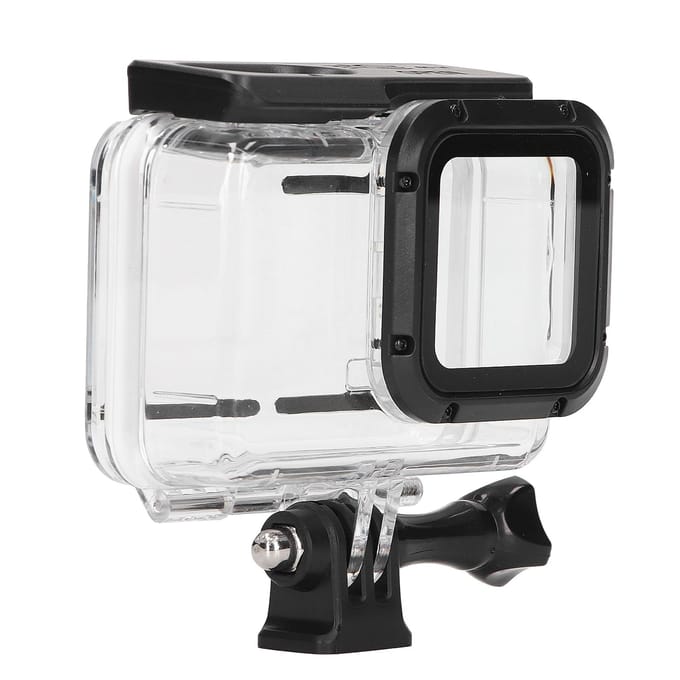 Actiecamera Waterdichte Behuizing 197ft Diepte Beschermende Camera Duikcase met Anti-condens Inzetstuk white