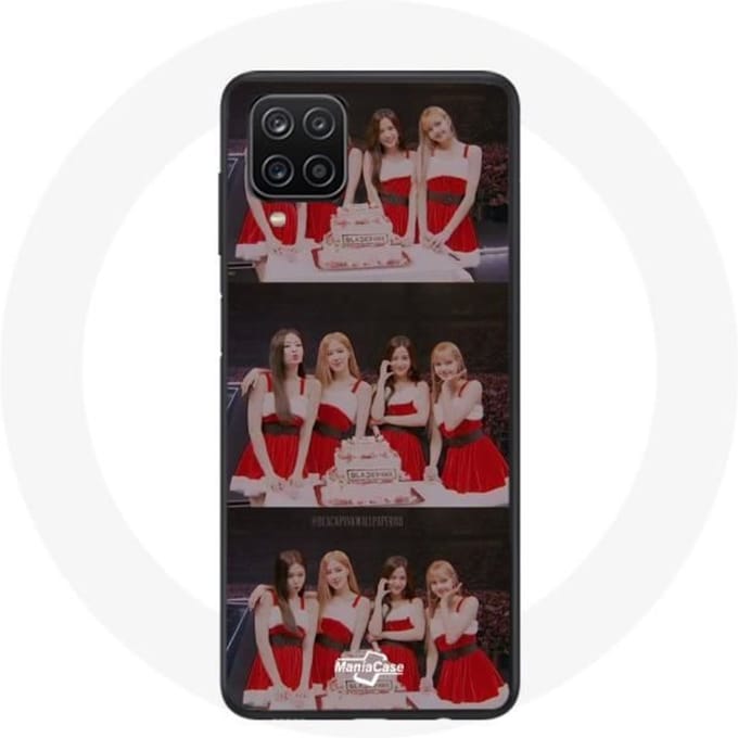 Coque pour Samsung Galaxy A12 BLACKPINK Cadeau de Noël Chanson Last Christmas