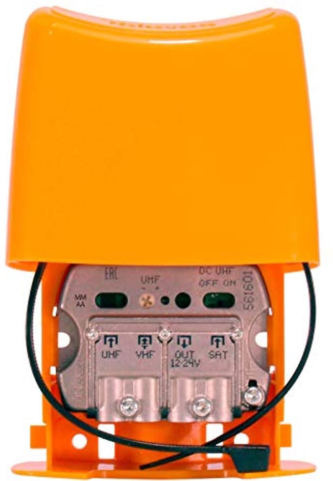 Antenne Set met Versterker 24 dB en Kabelrol