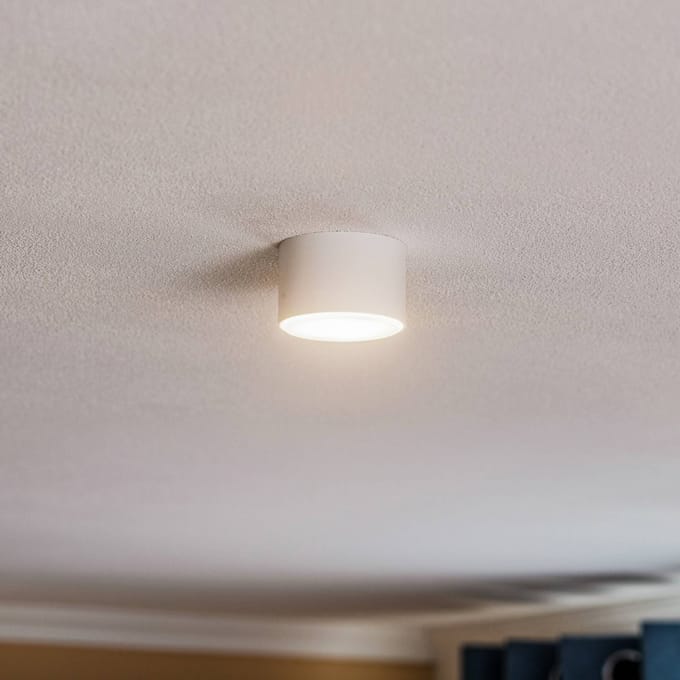 Eko-Light Plafondlamp Cloudy 1-lamp wit