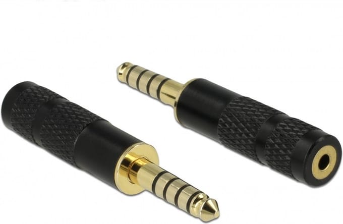 4,4mm Jack 5-polig (m) - 2,5mm Jack 4-polig (v) adapter