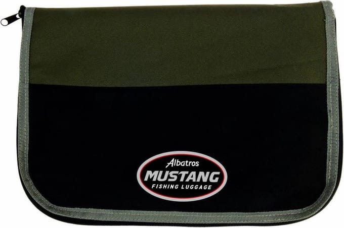 Albatros Mustang Rig Wallet Large - multifunctionele opbergmap met 30 hersluitbare mapjes voor rigs en onderlijnen