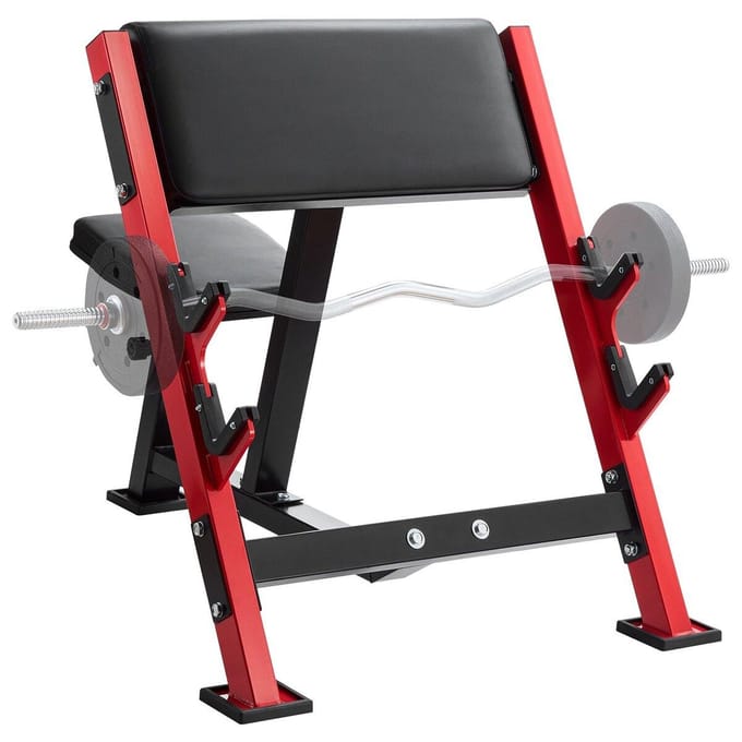 Banc de Curl Pupitre Réglable Machine à Biceps Équipement Haltères Salle de Sport à Domicile