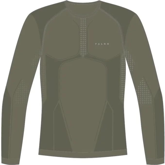 FALKE Warm Longsleeved Shirt sneldrogend functioneel functioneel shirt met lange mouwen heren groen - maat M