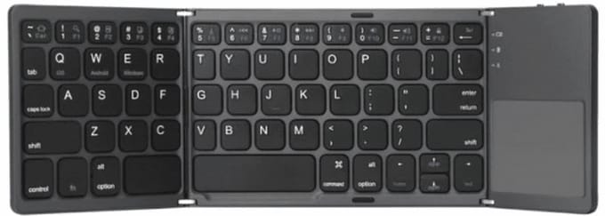 XtremeMac Draadloze Toetsenbord - Opvouwbaar - Apple - MacOS - QWERTY - Grijs