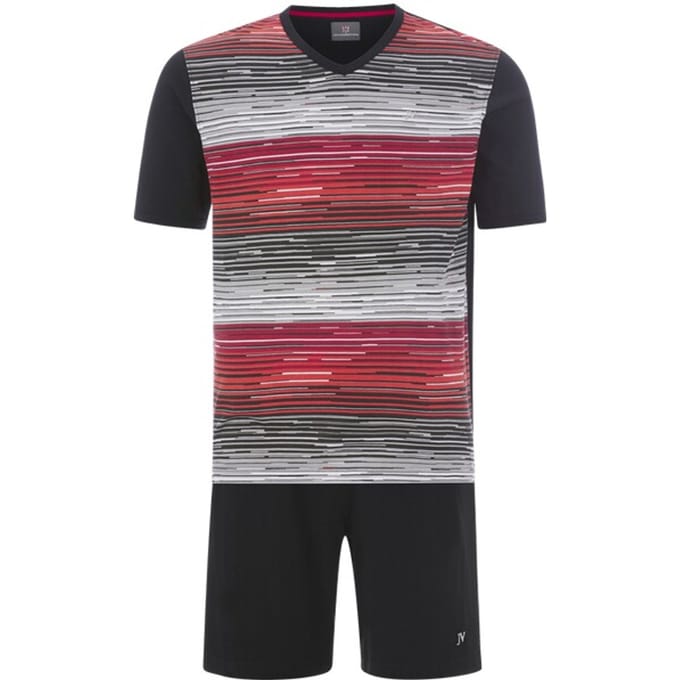 Korte pyjama AUDUN zwart