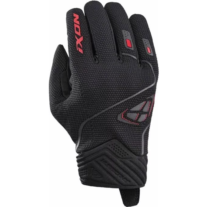 Ixon Hurricane 2 Zwart Rood Handschoenen - Handschoen
