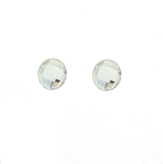 Behave - Basic ronde oorstekers - Kristal look - Tijdloos elegant