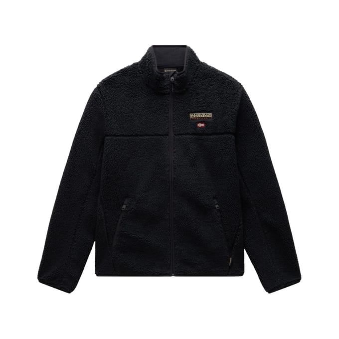 Borg Fleece Jacket Zipup Hoge Hals