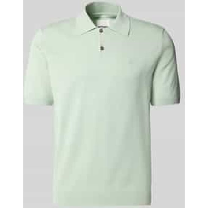 Slim fit poloshirt van puur katoen