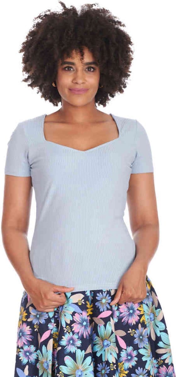 Banned - Fara Top - S - Blauw