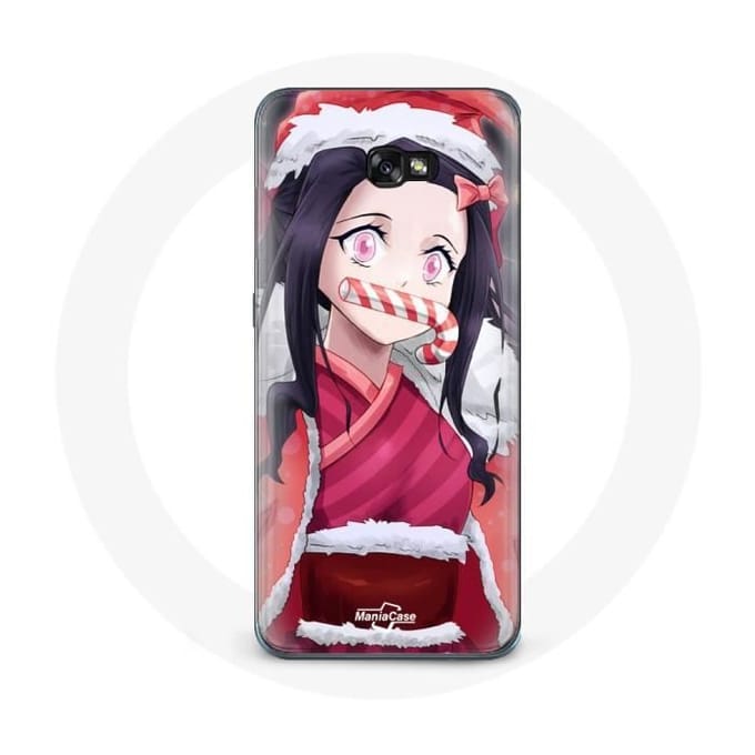 Coque pour Samsung Galaxy A3 2017 Anime Demon Slayer Kamado Nezuko Le jour de Noël 2023
