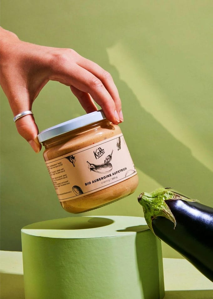 KoRo | Bio aubergine spread 6 x 380 g