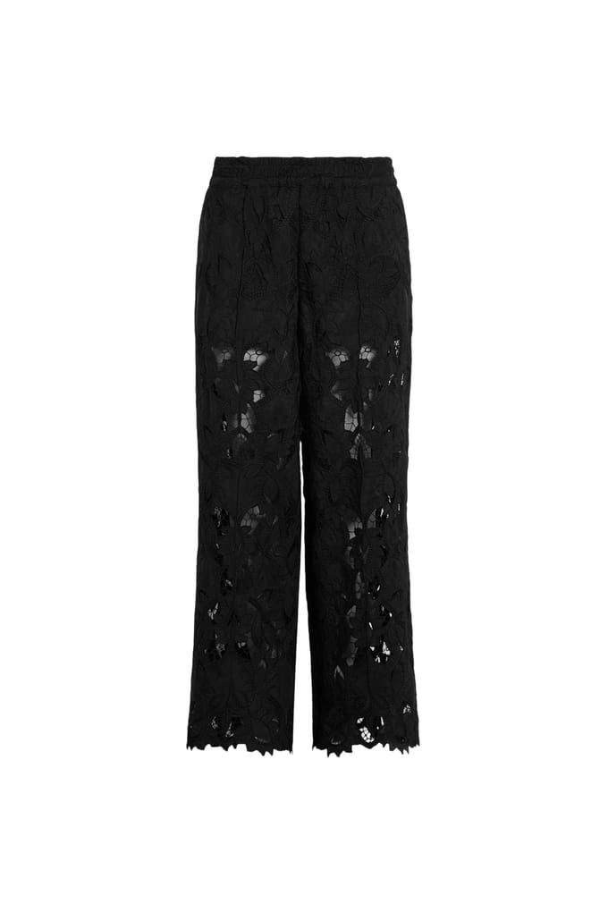 AllSaints Charli Emb Trouser Black Größe: 6 | Stoffhosen Outlet | Damen | Schwarz