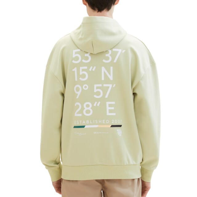 Tom Tailor Denim - Hoodie - Mannen - XXL - Bruin - Katoen - 1040702