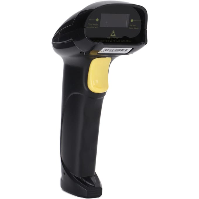 Barcode Scanner Bekabeld Lasers Snel Stabiel Gevoelig Nauwkeurig Ergonomische Handheld Barcode Lezer voor black