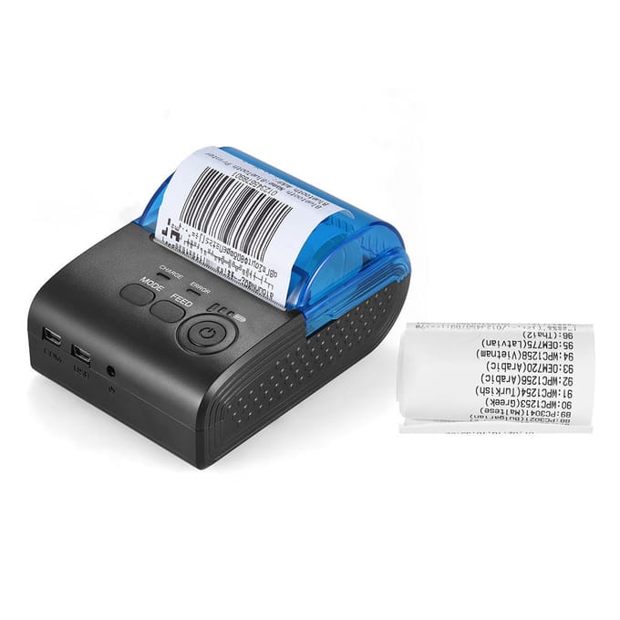 POS-5805DD Draagbare Mini 58mm Draadloze USB Thermische Printer Bon Ticket POS Afdrukken voor iOS EU Plug