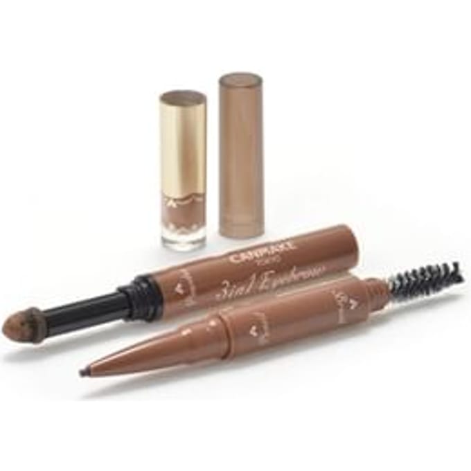 Canmake - 3 In 1 Eyebrow 01 Natural Brown