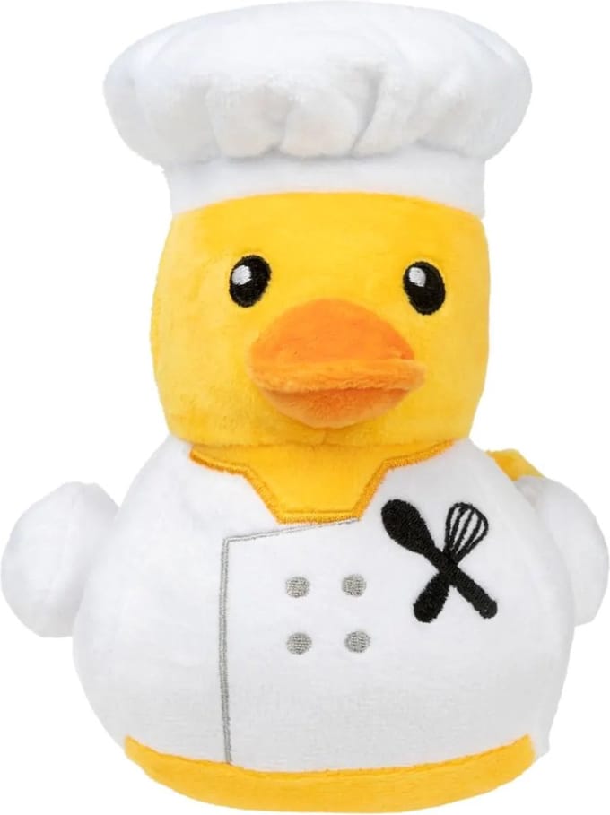 Fuzzyard Duck Gordon Quacksay - Hondenspeelgoed - 20x14x14 cm per stuk