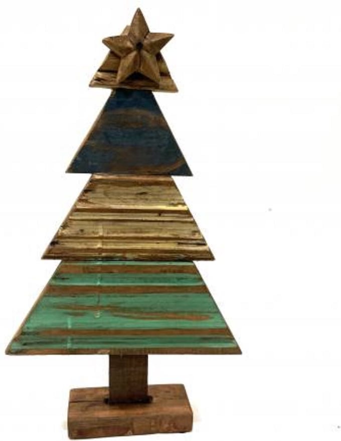 X-mas tree old wood S
