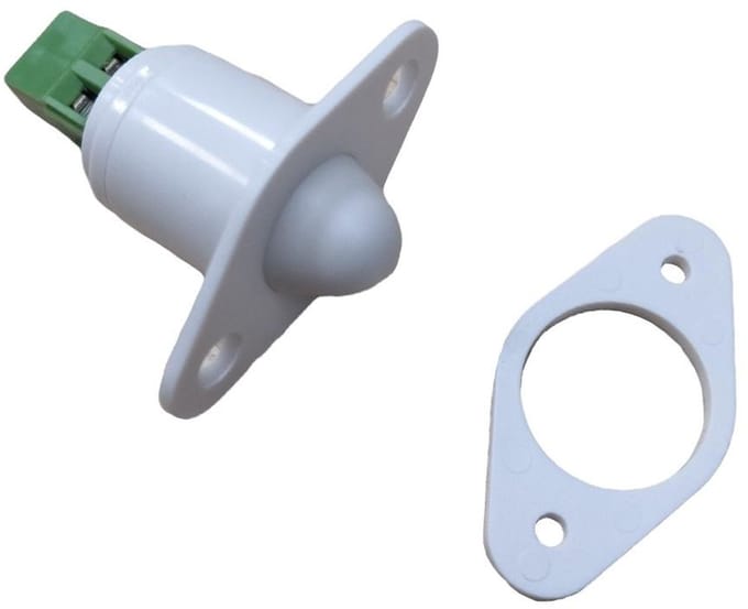 Rollerball deurschakelaar - 19mm - Schroefklem