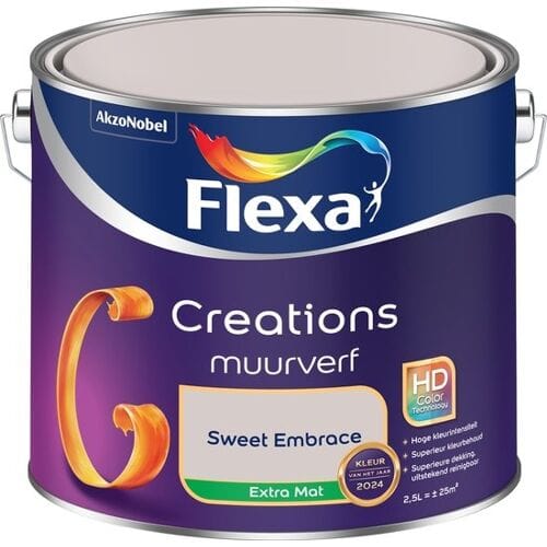 Flexa Creations Muurverf Extra Mat Sweet Embrace (Kvhj) 2,5 L