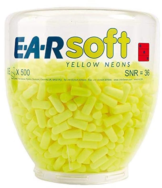 Geel Oordopjes Navulset voor One-Touch Dispenser - 36dB - 500 Stuks