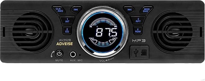 Auto MP3 Autoradio - JQSW-AV252R95 - Ingebouwde Luidsprekers met Bluetooth - Voor in de Auto