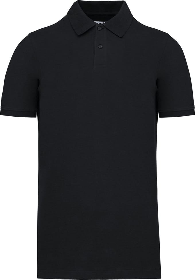 Kariban Piqué-herenpolo Bio180 K2025 - Black - M